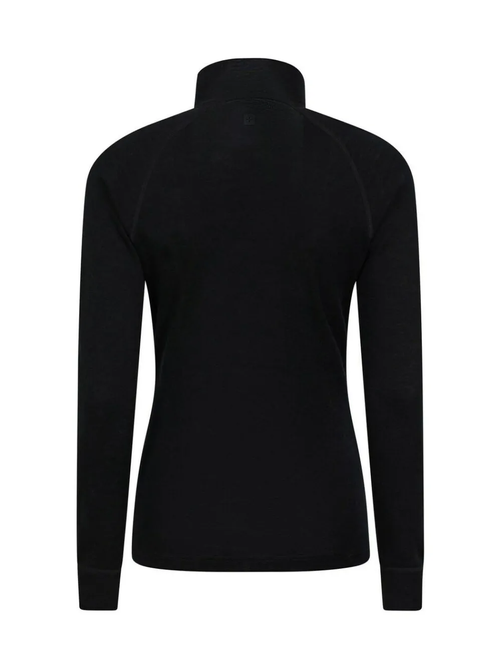 Mountain Warehouse Black Womens Merino Zip Neck Thermal Top^Women Thermals