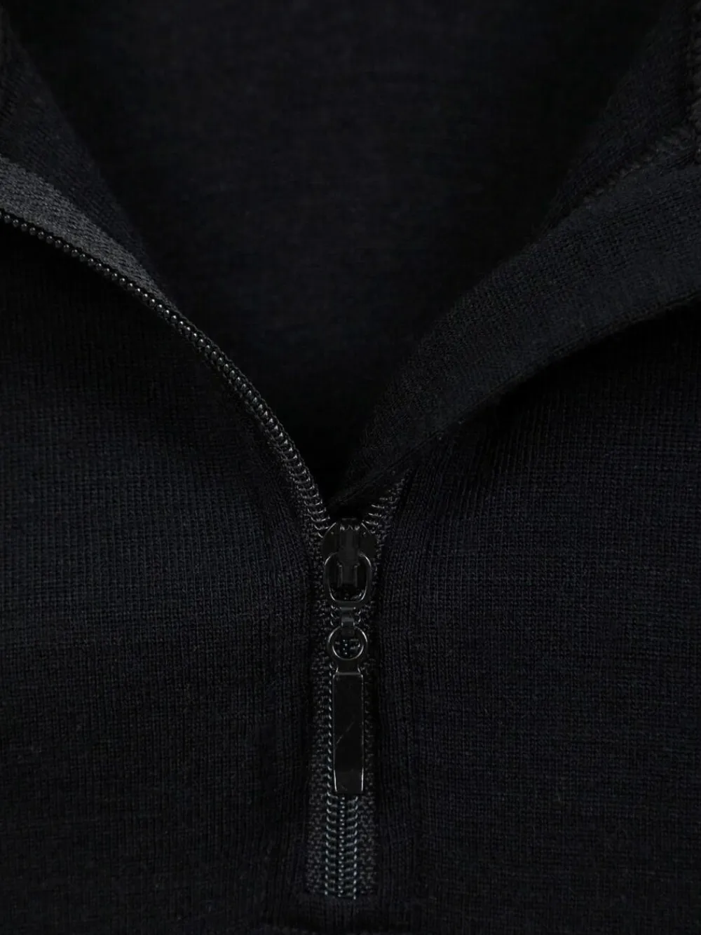 Mountain Warehouse Black Womens Merino Zip Neck Thermal Top^Women Thermals