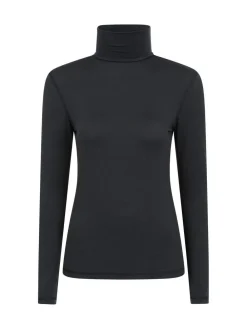 Mountain Warehouse Black Keep The Heat Womens Roll Neck Thermals^Women Thermals