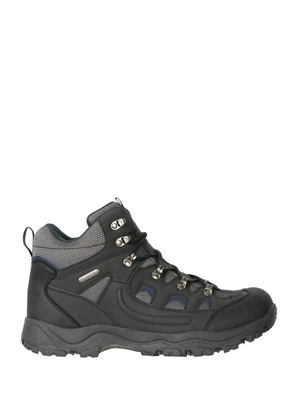 Discount Mountain Warehouse Black Adventurer Mens Waterproof Walking Boots