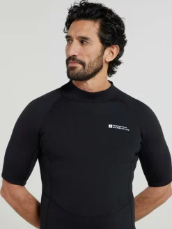 New Mountain Warehouse Black Mens Shorty Neoprene Wetsuit