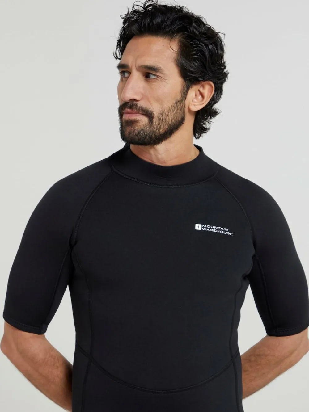 New Mountain Warehouse Black Mens Shorty Neoprene Wetsuit