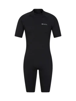 New Mountain Warehouse Black Mens Shorty Neoprene Wetsuit