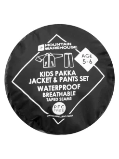 Online Mountain Warehouse Black Pakka Kids Waterproof Dungarees