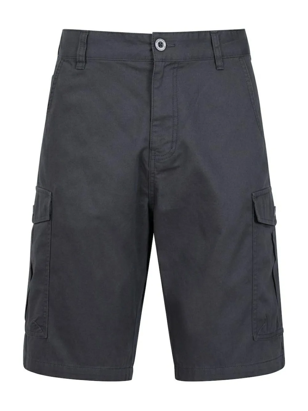 Outlet Mountain Warehouse Black/Grey Mens Lakeside 100% Cotton Cargo Shorts