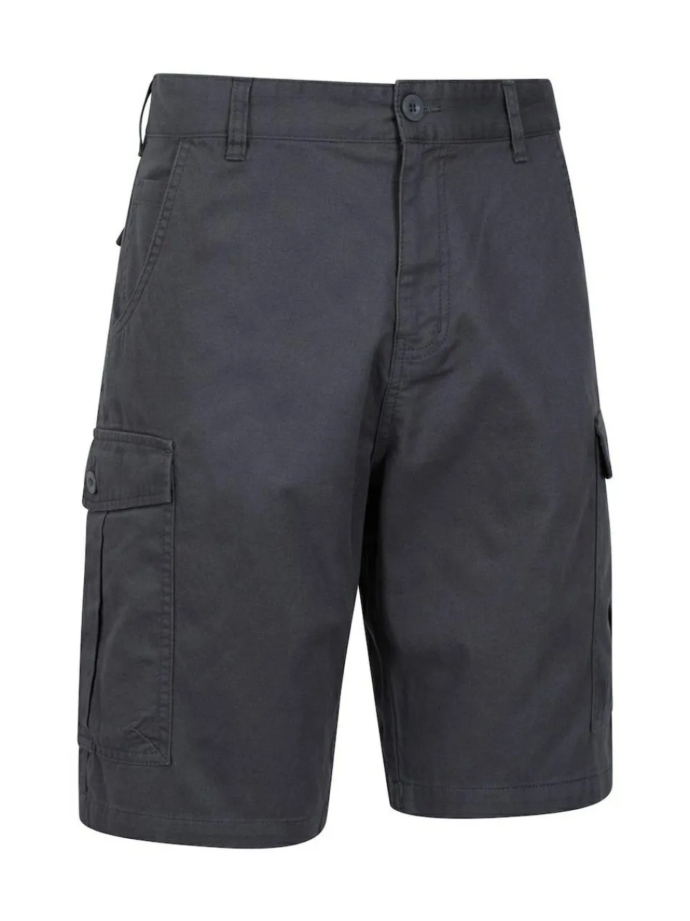 Outlet Mountain Warehouse Black/Grey Mens Lakeside 100% Cotton Cargo Shorts