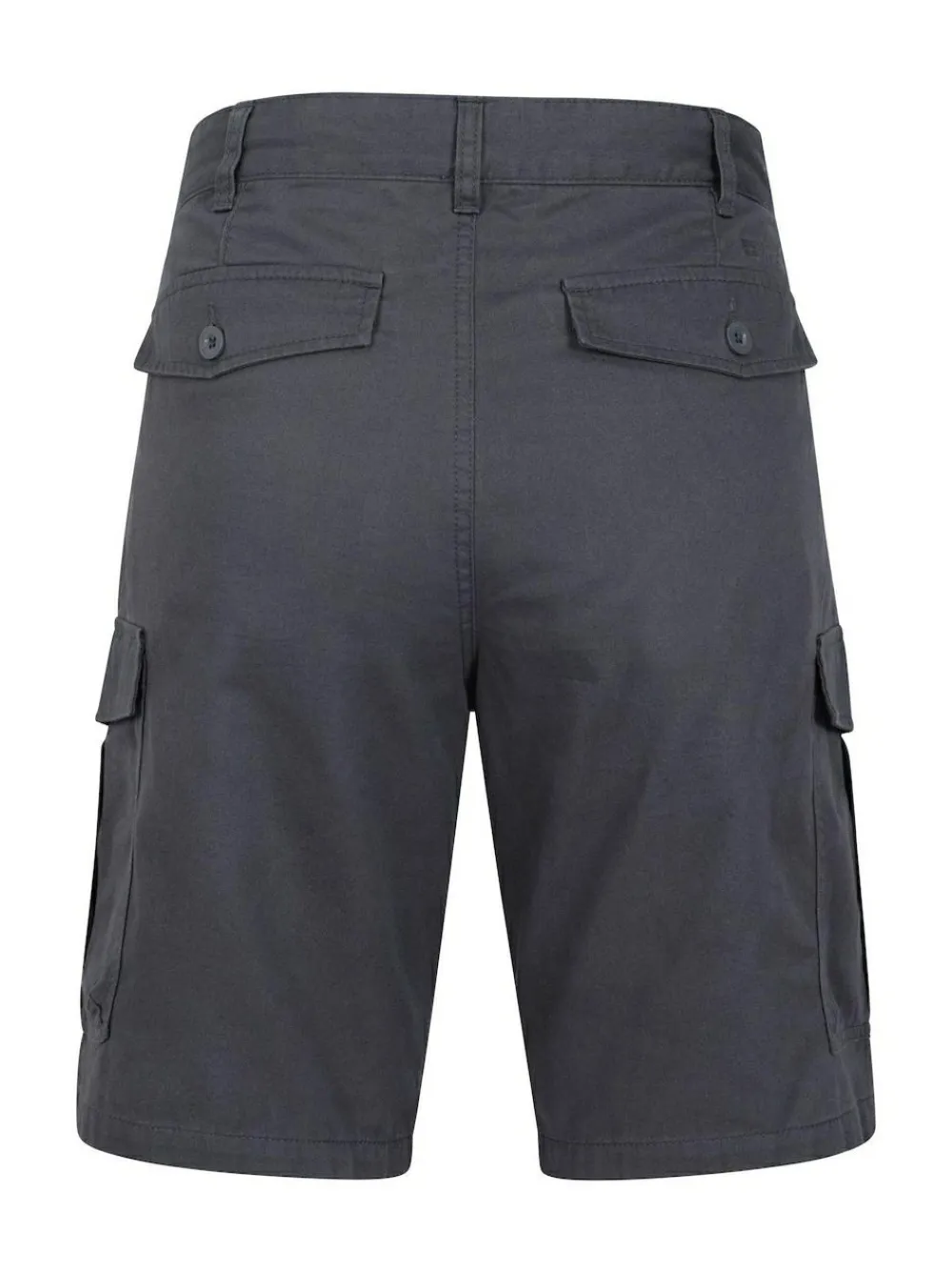 Outlet Mountain Warehouse Black/Grey Mens Lakeside 100% Cotton Cargo Shorts