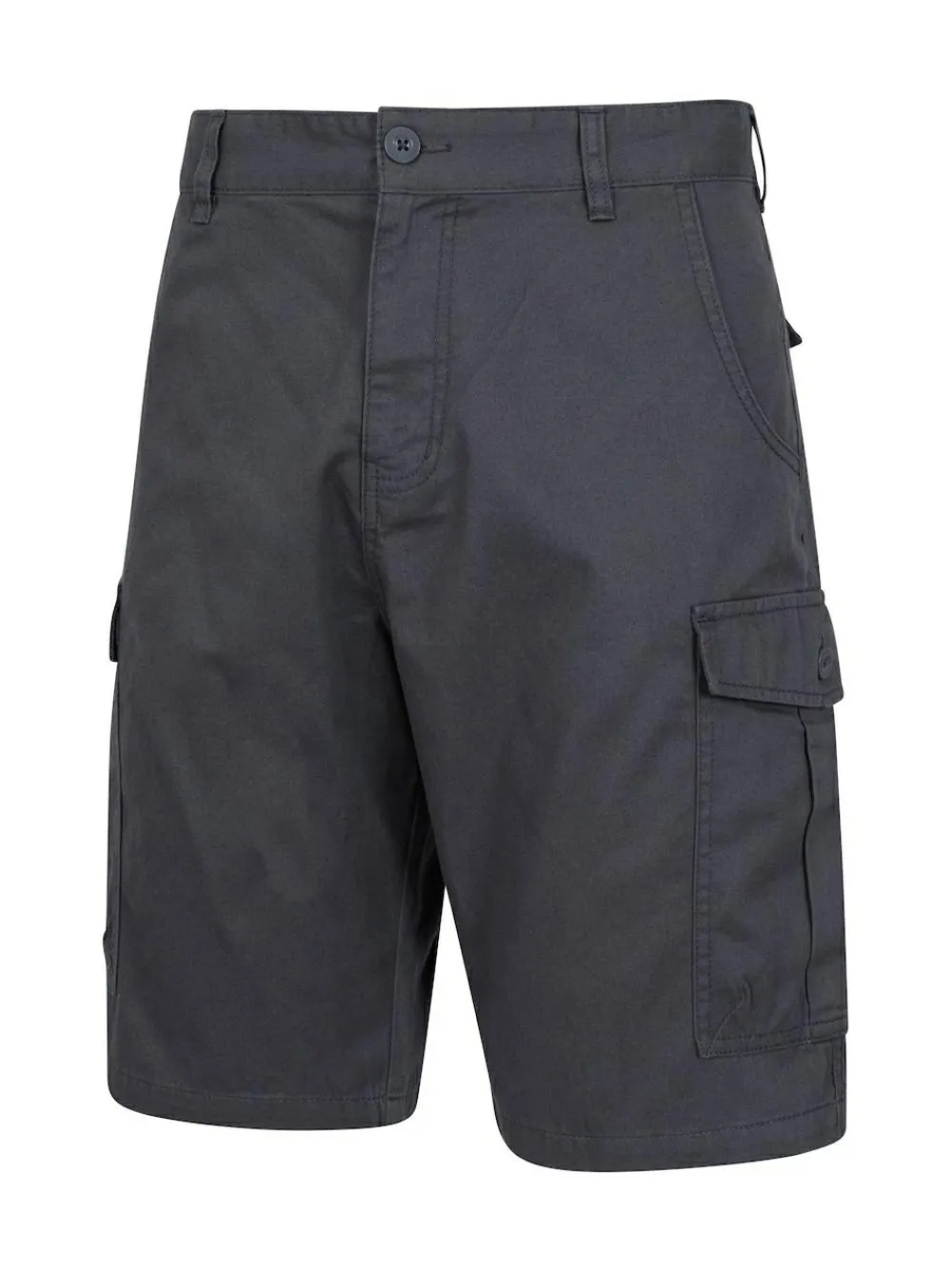 Outlet Mountain Warehouse Black/Grey Mens Lakeside 100% Cotton Cargo Shorts