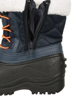 Online Mountain Warehouse Arctic Junior Waterproof Fleece Lined Adaptive Snow Boots Blue