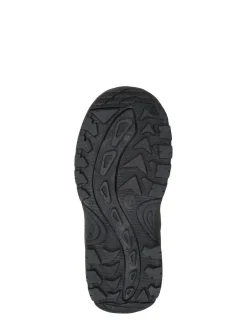 New Mountain Warehouse Caribou Kids Single Stripe Sherpa Lined Adaptive Snow Boots Blue