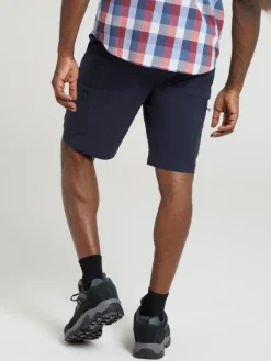 Mountain Warehouse Blue Mens Trek Walking Shorts^ Shorts