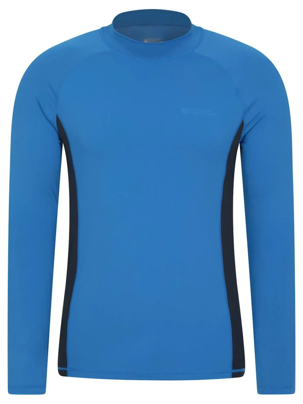 New Mountain Warehouse Mens Long Sleeve Rash Vest Blue