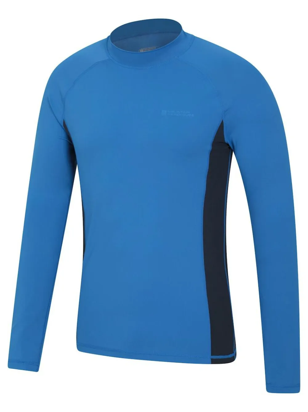 New Mountain Warehouse Mens Long Sleeve Rash Vest Blue