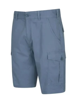 Mountain Warehouse Blue Mens Lakeside 100% Cotton Cargo Shorts^ Shorts
