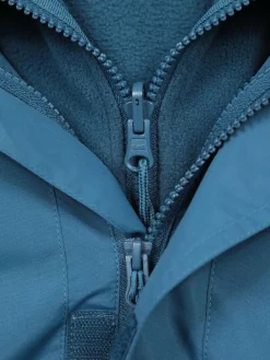 Clearance Mountain Warehouse Blue Marl Mens Fell 3-In-1 Water Resistant Jacket