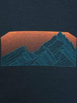 Outlet Mountain Warehouse Mens Talus Thermal Top Blue