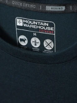 Outlet Mountain Warehouse Mens Talus Thermal Top Blue