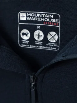 Mountain Warehouse Mens Merino Quarter Zip Thermal Top^ Thermals