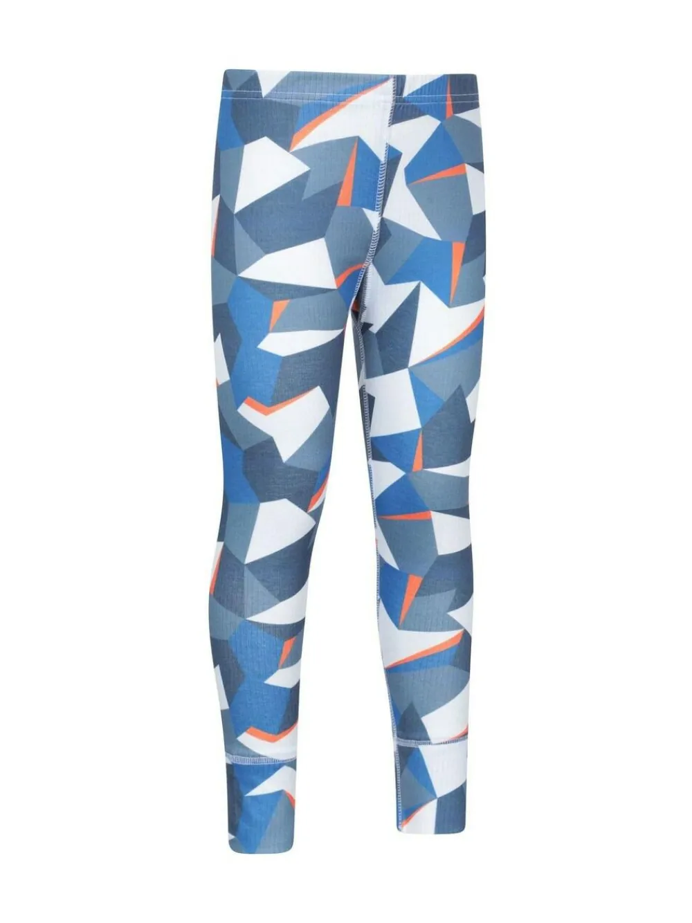 Mountain Warehouse Blue Talus Printed Baselayer-Top & Pants Set^BOY Nightwear|Thermals