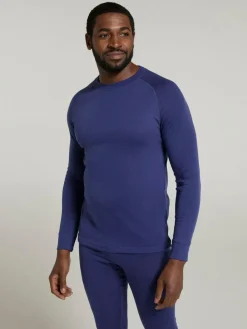 Clearance Mountain Warehouse Talus Mens Round Neck Thermal Top Blue