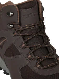 New Mountain Warehouse Mens Wide Fit Mcleod Boots Brown