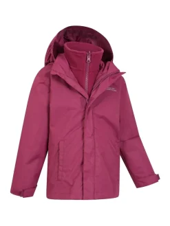 Sale Mountain Warehouse Fell 3-In-1 Water Resistant Jacket Burgundy Red