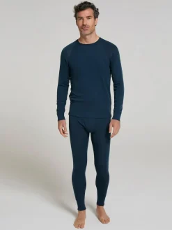 Mountain Warehouse Dark Black Mens Merino II Thermal Baselayer Joggers^ Thermals