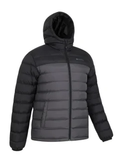 Outlet Mountain Warehouse Dark Grey Seasons II Mens Water Resistant Padded Jacket