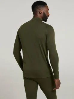 Mountain Warehouse Mens Talus Quarter Zip Thermal Top^ Thermals