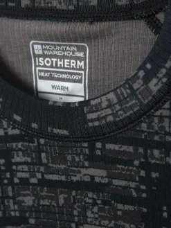 Mountain Warehouse Green/Grey Talus Mens Printed Thermal Top^ Thermals