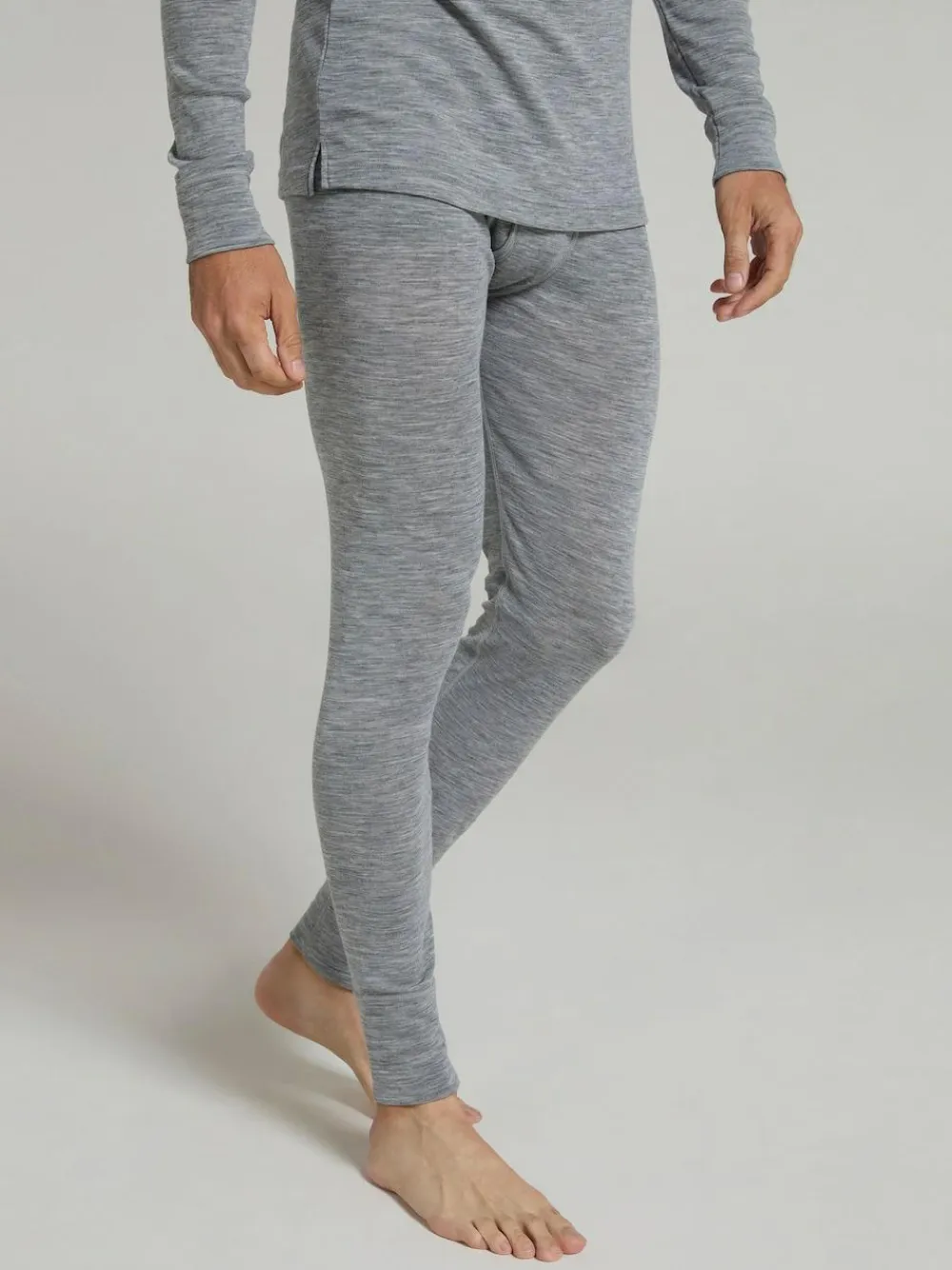 Best Mountain Warehouse Grey Mens Merino II Thermal Baselayer Joggers