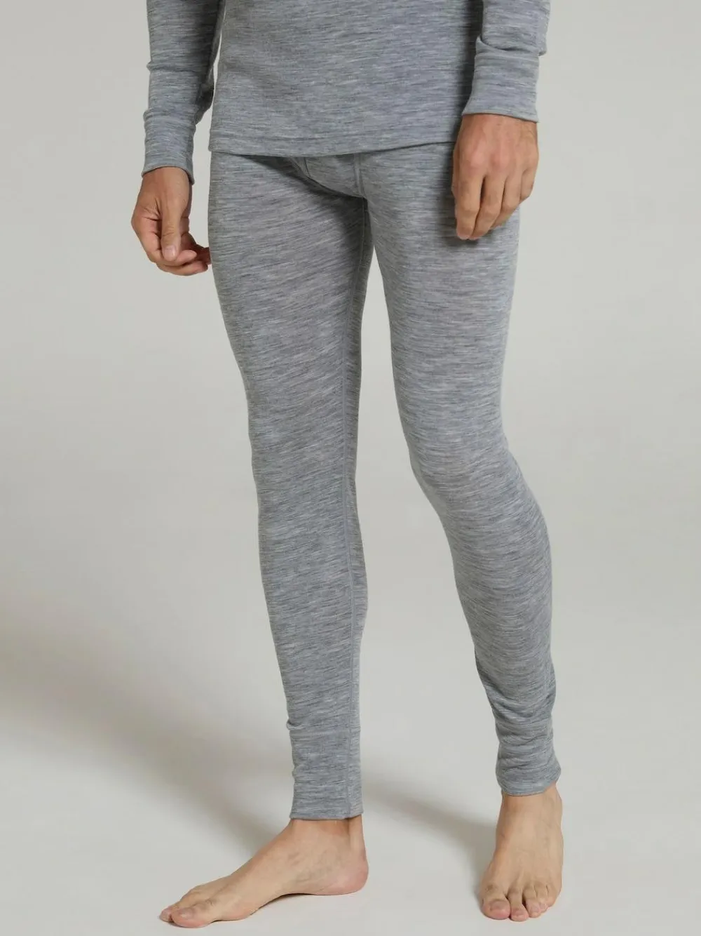 Best Mountain Warehouse Grey Mens Merino II Thermal Baselayer Joggers