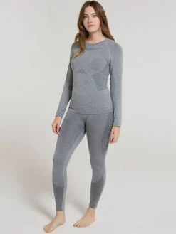 Mountain Warehouse Grey Off Piste II Thermal Top^Women Thermals