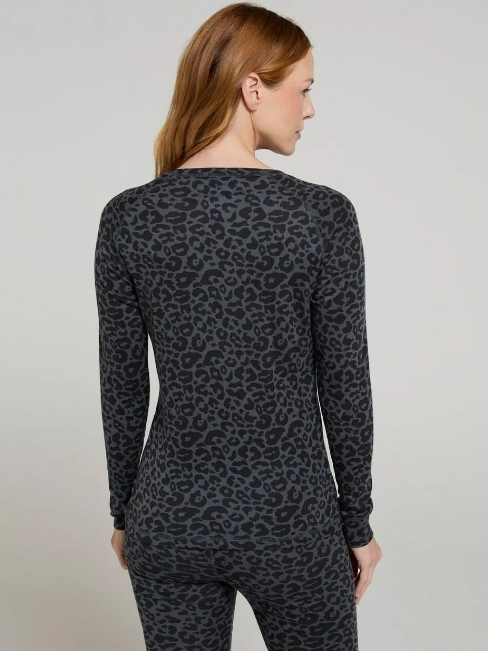 Mountain Warehouse Grey Talus Printed Womens Thermal Top^Women Thermals