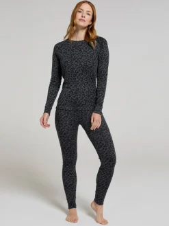 Sale Mountain Warehouse Grey Womens Talus Printed Thermal Joggers