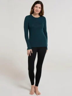 Outlet Mountain Warehouse Womens Merino II Thermal Top Light Blue