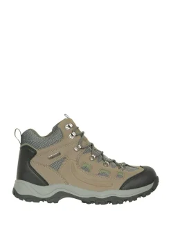 New Mountain Warehouse Light Green Adventurer Mens Waterproof Walking Boots
