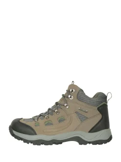 New Mountain Warehouse Light Green Adventurer Mens Waterproof Walking Boots