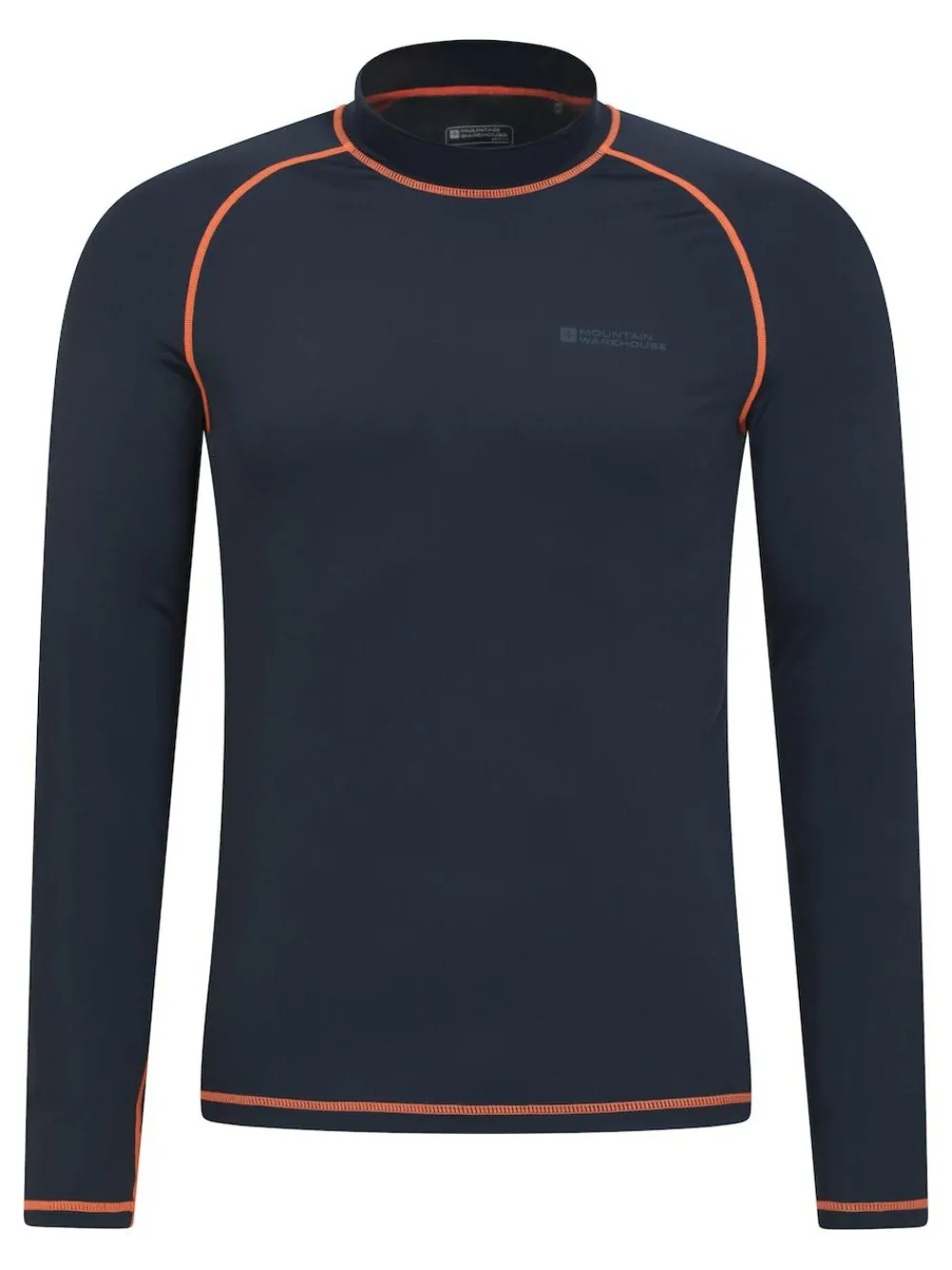 Online Mountain Warehouse Mens Long Sleeve Rash Vest Navy Blue