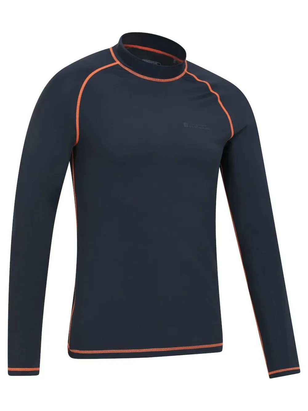 Online Mountain Warehouse Mens Long Sleeve Rash Vest Navy Blue