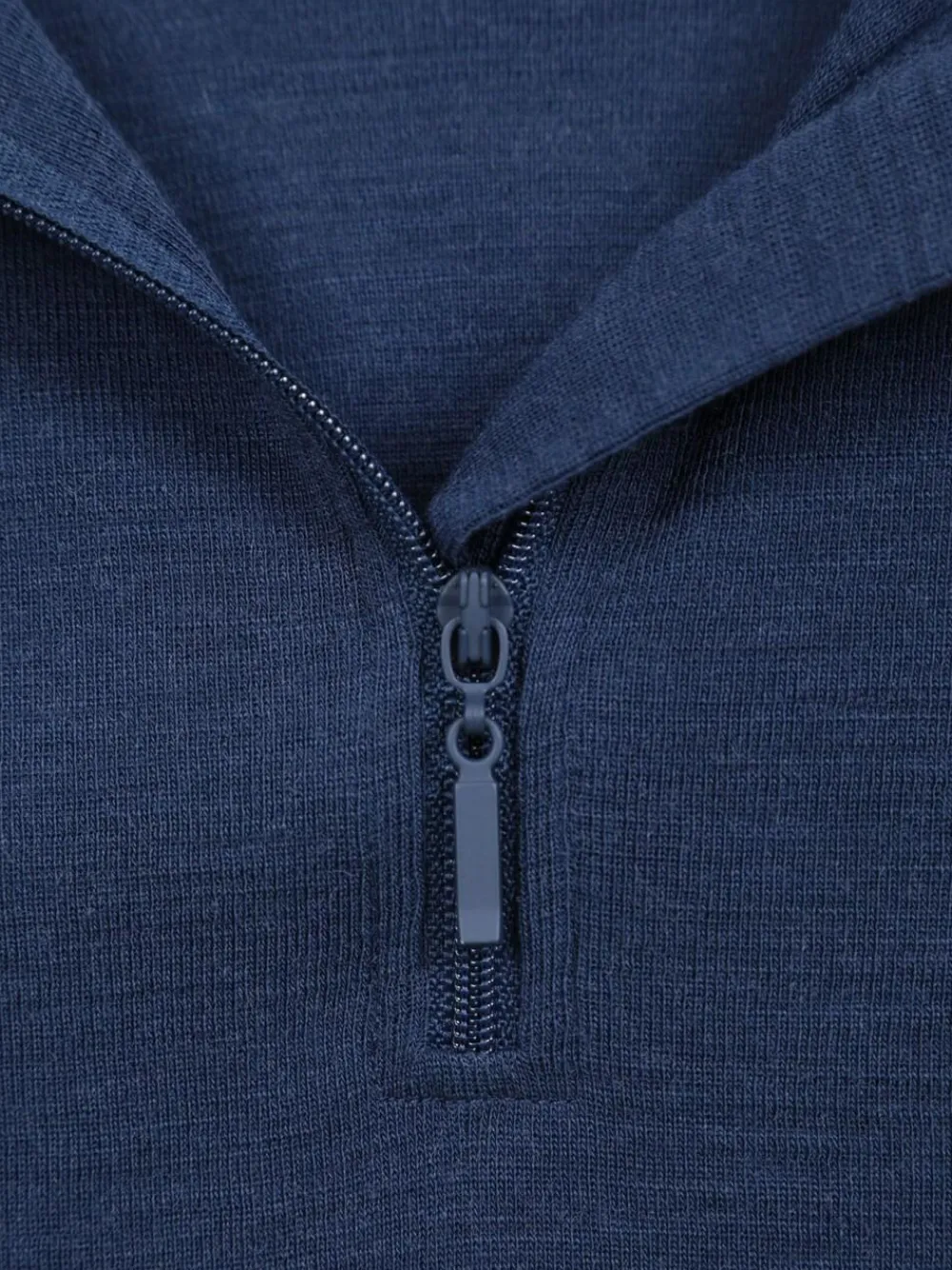 Mountain Warehouse Navy Womens Merino Zip Neck Thermal Top