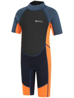 Hot Mountain Warehouse Kids Shorty 2.5/2mm Wetsuit Orange