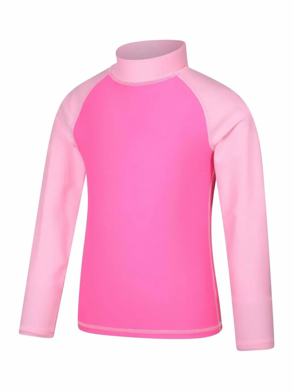 Outlet Mountain Warehouse Pink Light Long Sleeve Rash Vest