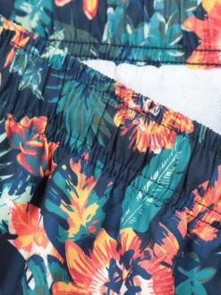 Mountain Warehouse Pink Mens Aruba Printed Quick Drying Swimshorts with UV Max Protection^ Swimwear