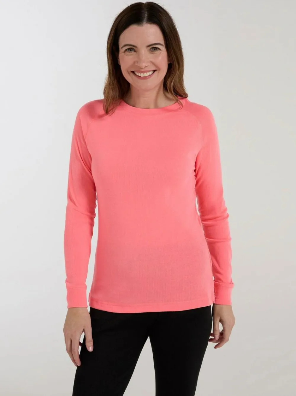 Hot Mountain Warehouse Pink Talus Womens Round Neck Thermal Top