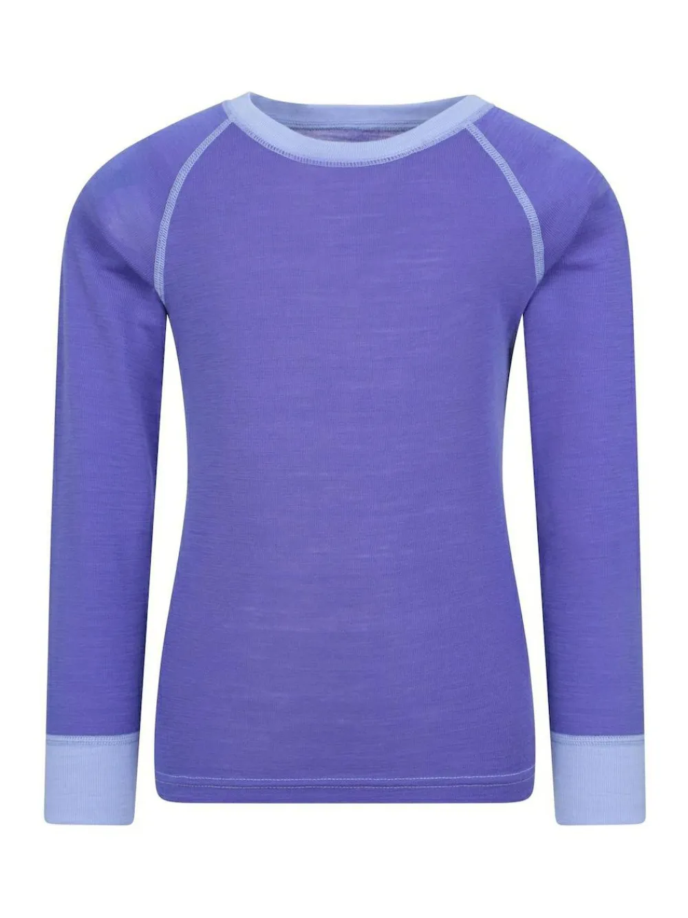 Hot Mountain Warehouse Merino II Round Neck Baselayer Top Purple