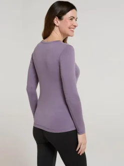 Discount Mountain Warehouse Keep The Heat Quick Drying Thermal Top Purple