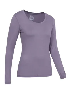 Discount Mountain Warehouse Keep The Heat Quick Drying Thermal Top Purple
