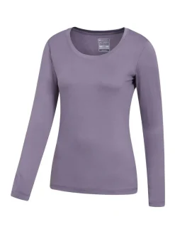 Discount Mountain Warehouse Keep The Heat Quick Drying Thermal Top Purple