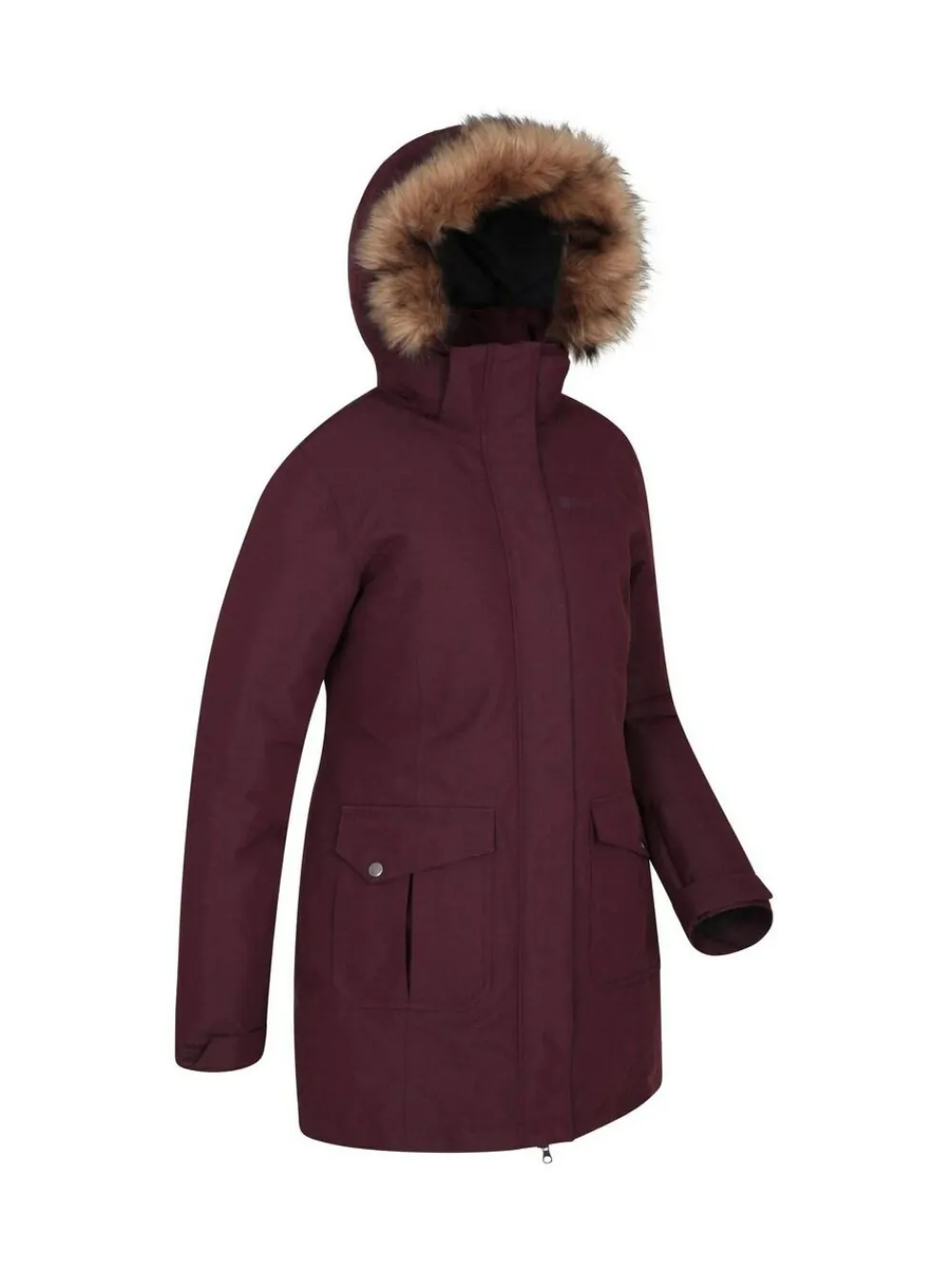 Sale Mountain Warehouse Tarka Waterproof Long Padded Jacket Purple